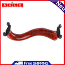 Wine Red/Transparent Adjustable Wood Rubber Violin Shoulder Support Cushioned