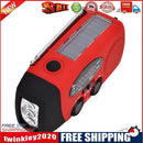 Hand Crank Solar Powered AM/FM/NOAA Radio Charger Emergency LED Flashlight
