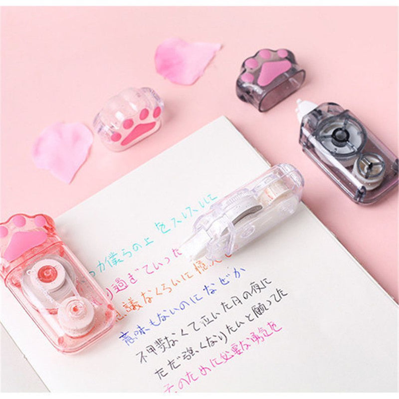 Stationery School Office Supplies 5mm * 6m Correction Tape Cartoon Cat Claw