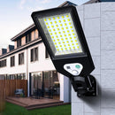 Solar Powered Wall Lamp Waterproof PIR Motion Sensor Outdoor Yard Light (C)