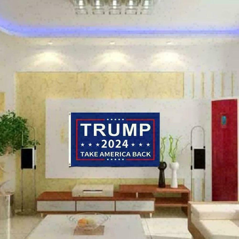 Trump 2024 President Flag Take Save America Back 3x5 D8FJ Feet Donald P2F0