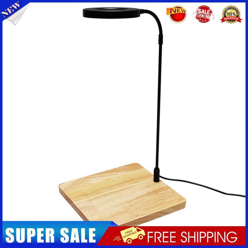 Potted Plants Light Wooden Board Landscape Aquarium LED Lamp (27x28.5cm)