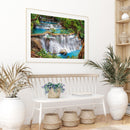 Waterfall Scenery Canvas Painted Oil Paint By Numbers DIY Wall Art Modern Decor