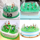 Decorations Set of 9 Soccer Toppers Football Toppers for Birthday Cake Cupcakes