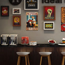 Playing Guitar Retro Metal Plate Tin Sign Plaque Poster for Bar Club Cafe