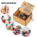 A Letter to My Daughter Hand-Cranked Wooden Music Box Melody Musical Gifts