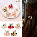 Clip Fruit Cherry Small Grabbing Clip Cute Little Cherry Clip Side Clip