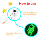 Glow in The Dark Stars and Planets Bright Solar System Wall Stickers - Glowing