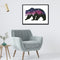 11CT Printed Partial Cross Stitch Handcraft Star Bear Artwork Wall Decor