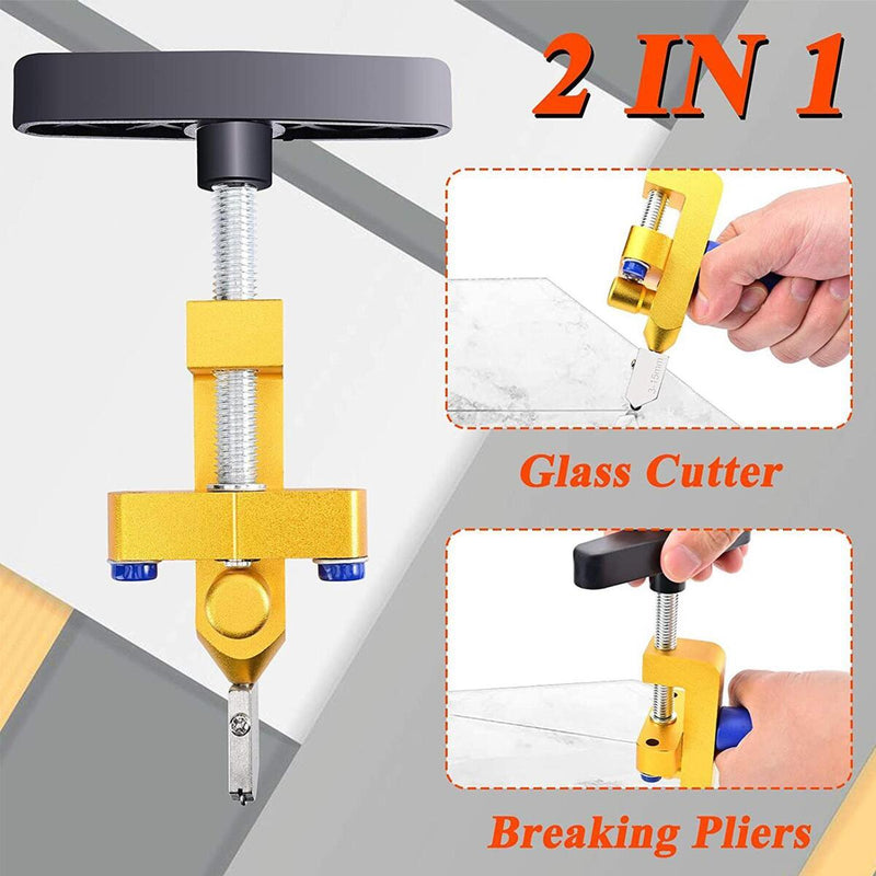 2 in1 Manual Tile Cutter Glass Ceramic Cutter for Cutting Glass,Glazed Tiles