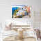Painting By Numbers DIY Drawing Coastal Town Hand Painted Oil Canvas Kit Craf