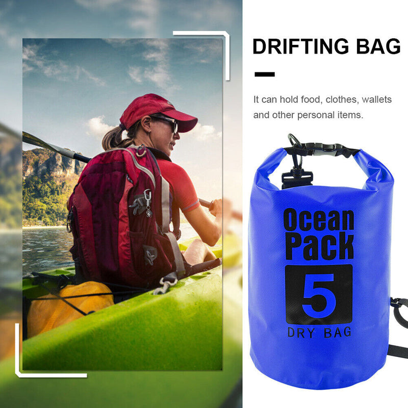 #A Outdoor Beach Drifting Dry Bag Waterproof Swimming Dry Sack for Water Activit