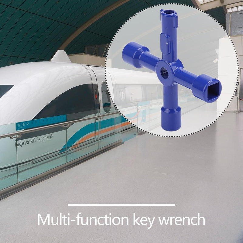 Multi-function Universal Cross Key Wrench for Electric Control Cabinet Door