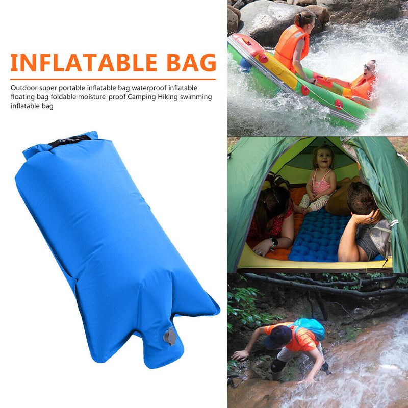 Outdoor Inflatable Bag Portable Rainproof Phone Storage Bag Hiking Air Mattress