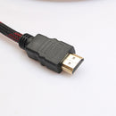 Full HD HDMI-compatible Male to 15 Pin VGA Connector Adapter Converter Cable for