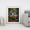 Handpainted DIY Forest Scenery Oil Paint by Numbers Kit Pictures Draw Craft G