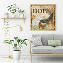DIY Paint By Number Kit Frameless Butterfly Handpainted Wall Hanging Decoration