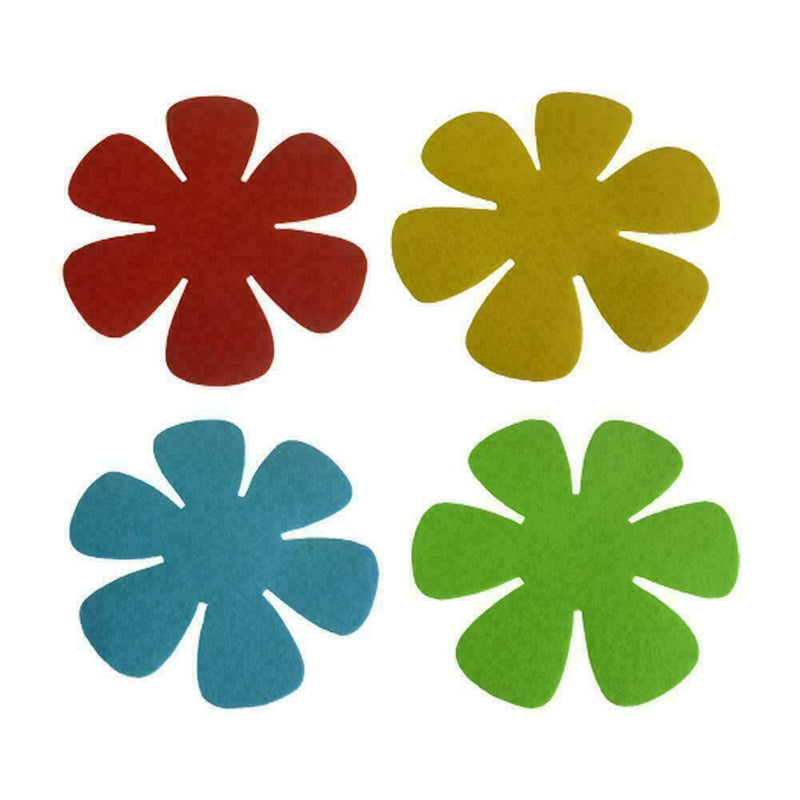 4Pcs Flower Non-stick Pot Mat Bowl Placement Pot Holders N2I4 Home Kitchen B7G9