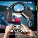 HDMI-compatible to Scart Converter HD TV DVD 720P 1080P Video Audio Adapter