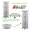 Stackable Planter Vertical Garden Tower for Strawberry (Moveable White) Newly