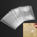 10 PCS Credit Card 3 X Magnifier Magnification Magnifying Fresnel LENS