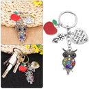 heart to teacher little minds Jewelry Keyring Gift For Teacher Teacher Keychain