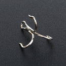50pcs Barbed Crank Sharp Fishing Hooks Tackles with 3 Anchors (6