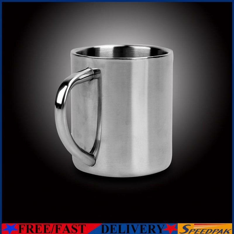 Student Stainless Steel Double Wall Mug Travel Tumbler Coffee Tea Cup