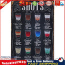 Retro Wine Beer Plaque Metal Tin Signs Painting for Home Wall Art (Shots) Newly