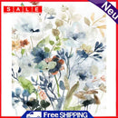 Ink Flower Oil Paint By Numbers DIY Drawing Picture for Adults Home Decorations