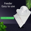 Acrylic Red Blood Worm Feed Cup Aquarium Fish Tank V Shape Food Container