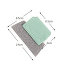 Groove Cleaning Window Brush Corners Household Cleaner Tool (Blue Green) Newly