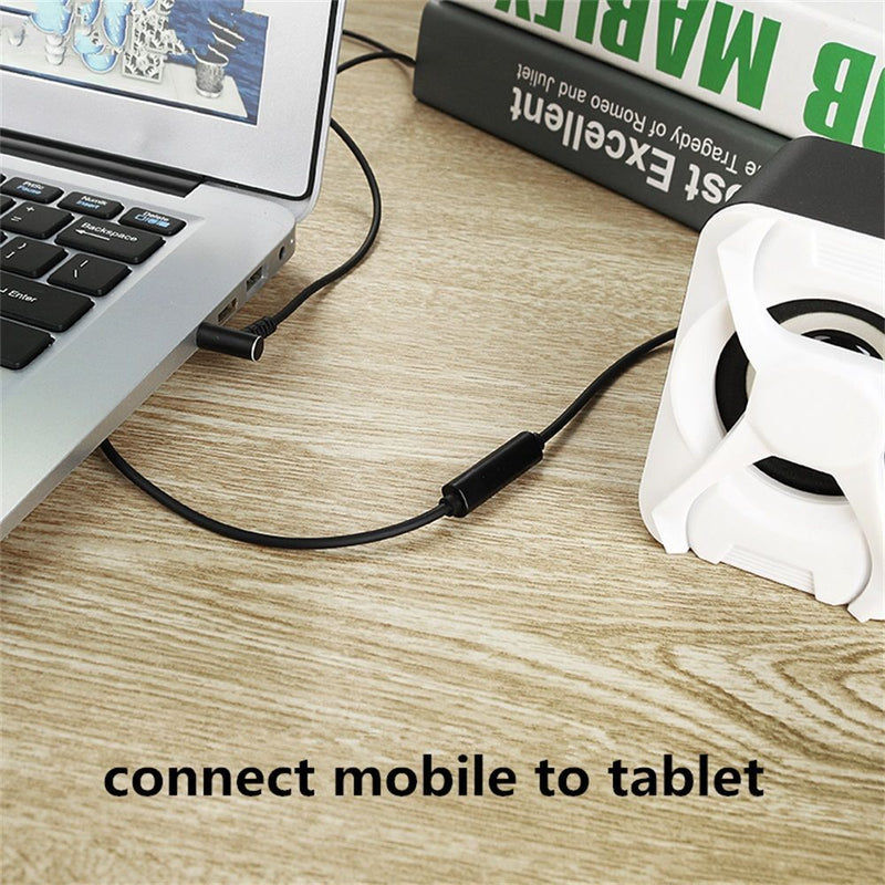 With Microphone Volume Control Aux Headphones Male to Male 3.5mm Audio Cable