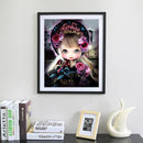 5D DIY Full Drill Diamond Painting Cartoon Girl Cross Stitch Mosaic Kit