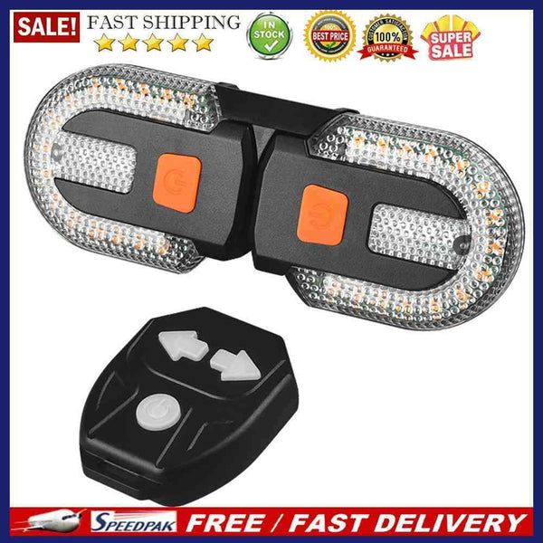 3 in 1 LED Remote Control Turn Signal Taillight Waterproof MTB Bike Rear La