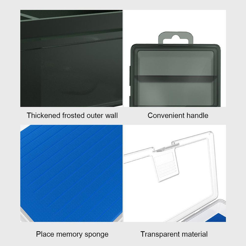 Fishing Hooks Lures Bait Storage Box Fishing Tackle Container Case (M)