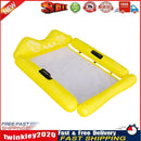 Inflatable Floating Bed Swimming Beach Water Backrest Air Cushion (Yellow) Newly