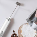 Automatic Milk Coffee Whisk Mixer Electric Egg Beater Kitchen Tool (White) Newly