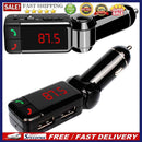 Bluetooth-compatible Car Charger FM Transmitter Hands Free MP3 USB Music Player