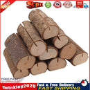 10pcs Wooden Wedding Name Place Card Holders Clip Photo Table Number Stand Newly
