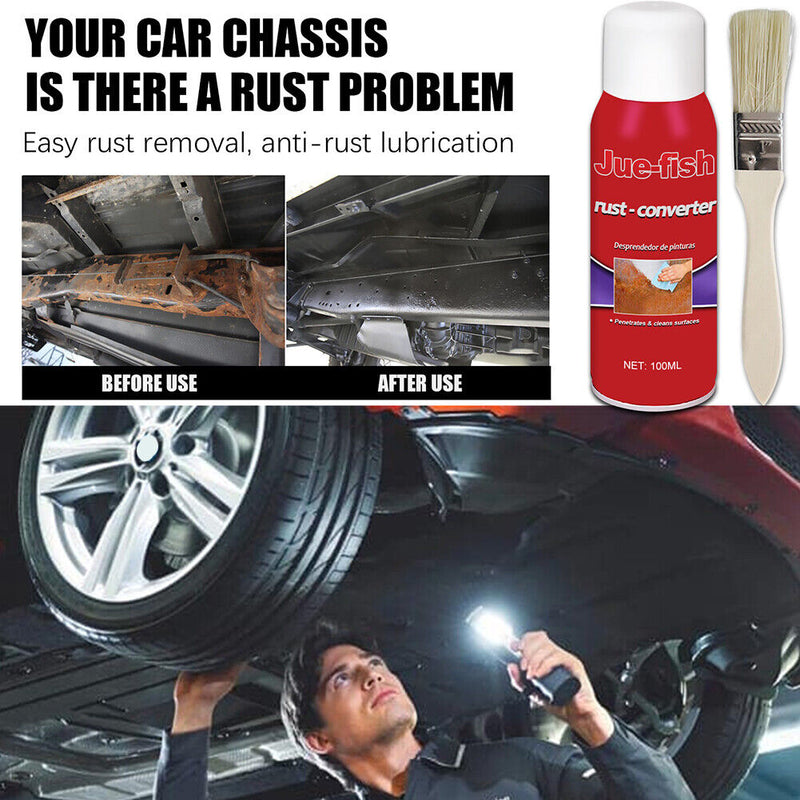 100ml Rust Converter Spray Wheel Chassis Derusting Cleaner Agent Rust Conve