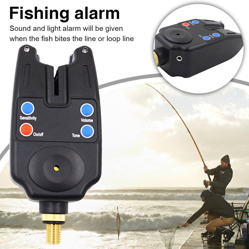 Night Fishing Strike Alert LED Luminous Alarm Lightweight Fishing Rod Warning