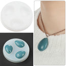 Handmade Diamond Water Drop Shape Silicone Mold Crystal Necklace Pendant Mould