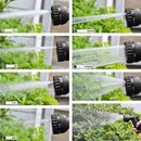Adjustable High Pressure Gun Sprinkler Nozzle Garden Car Clean Tool (Black)