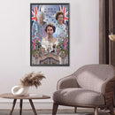 #A Elizabeth II 5D DIY Diamond Painting Kits Full Round Drill Wall Decor Art Cra