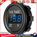 D1 Car Motorcycle DC 12-24V Digital Panel Voltmeter Voltage Meter (Blue) Newly