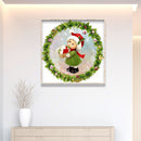 Christmas Girl Elk 5D DIY Full Round Diamond Painting Rhinestones Mosaic Craf