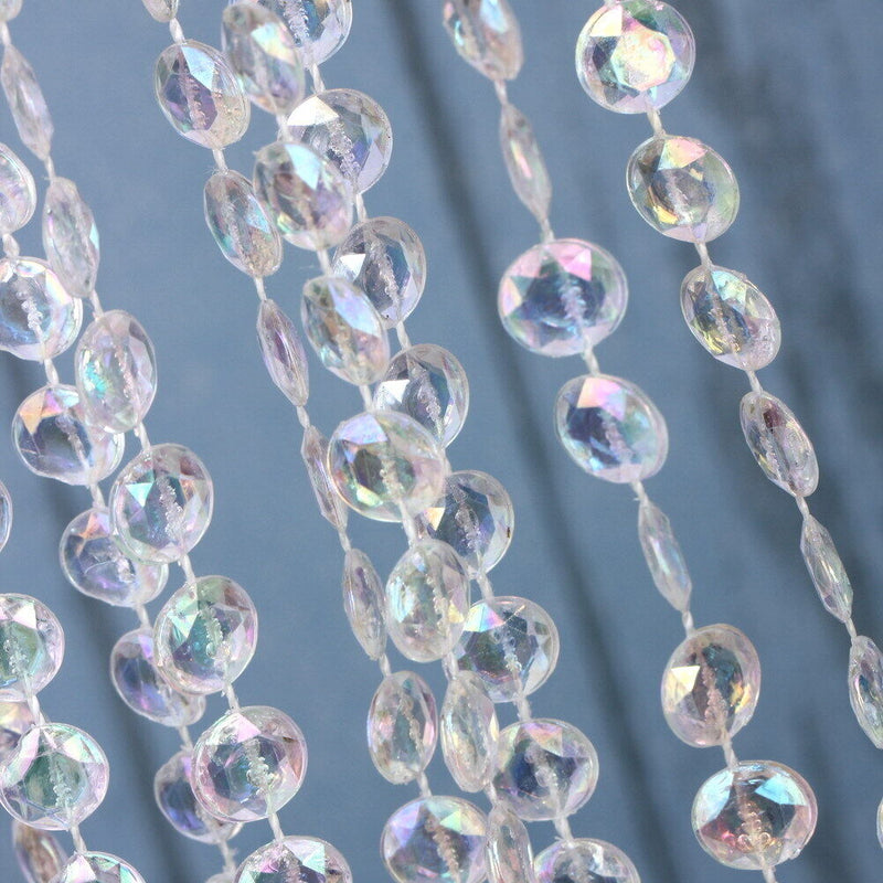1Roll 30M Wedding Decoration Crystal Acrylic Beads Curtain DIY Garland Diamond S