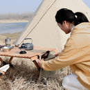 Outdoor Portable Folding Tableware Storage Bag Oxford Cloth Camping Rack Tool