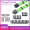 24pcs 6/8/24 Pin Cable Comb for 3.0-3.6mm PC Power Cables Wiring (Black) Newly